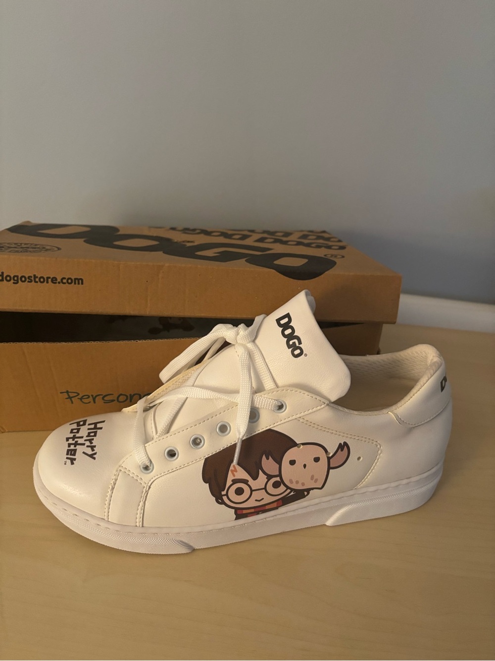 Women’s White Harry Potter Character Sneaker